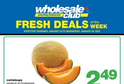 Wholesale Club (West) Fresh Deals of the Week Flyer January 20 to 26