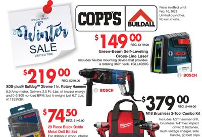 COPP's Buildall Flyer January 21 to February 16