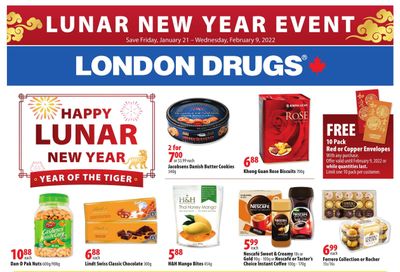 London Drugs Lunar New Year Event Flyer January 21 to February 9