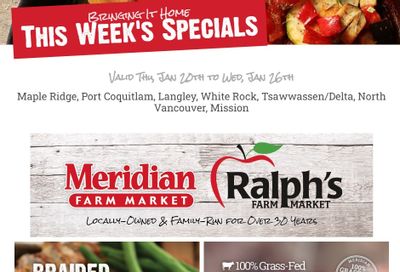 Meridian Farm Market Flyer January 20 to 26