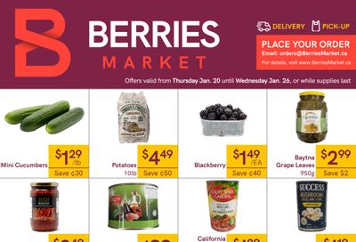 Berries Market Flyer January 20 to 26