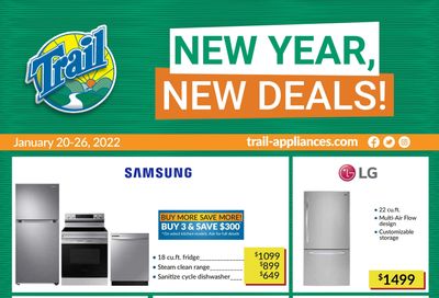 Trail Appliances (AB & SK) Flyer January 20 to 26