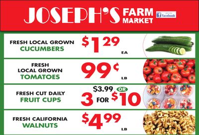 Joseph's Farm Market Flyer January 20 to 22
