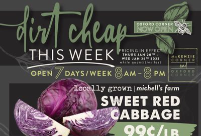 The Root Cellar Flyer January 20 to 26