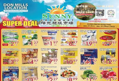 Sunny Foodmart (Don Mills) Flyer January 21 to 27