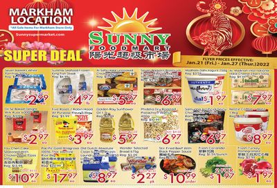Sunny Foodmart (Markham) Flyer January 21 to 27