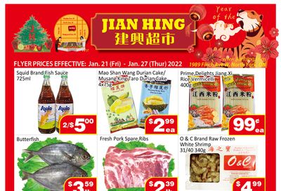 Jian Hing Supermarket (North York) Flyer January 21 to 27
