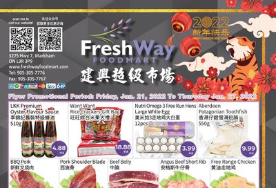 FreshWay Foodmart Flyer January 21 to 27