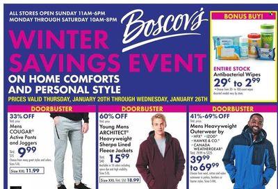 Boscov's (CT, DE, MD, NJ, NY, PA) Weekly Ad Flyer January 20 to January 27