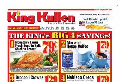 King Kullen (NY) Weekly Ad Flyer January 20 to January 27