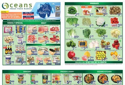 Oceans Fresh Food Market (Brampton) Flyer January 21 to 27