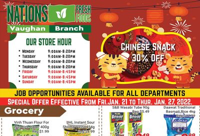 Nations Fresh Foods (Vaughan) Flyer January 21 to 27