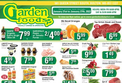Garden Foods Flyer January 21 to 27