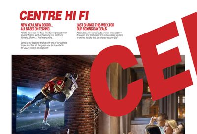 Centre Hi-Fi Flyer January 21 to 27