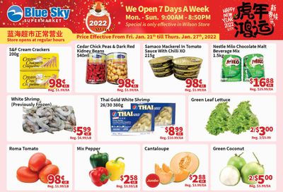 Blue Sky Supermarket (North York) Flyer January 21 to 27