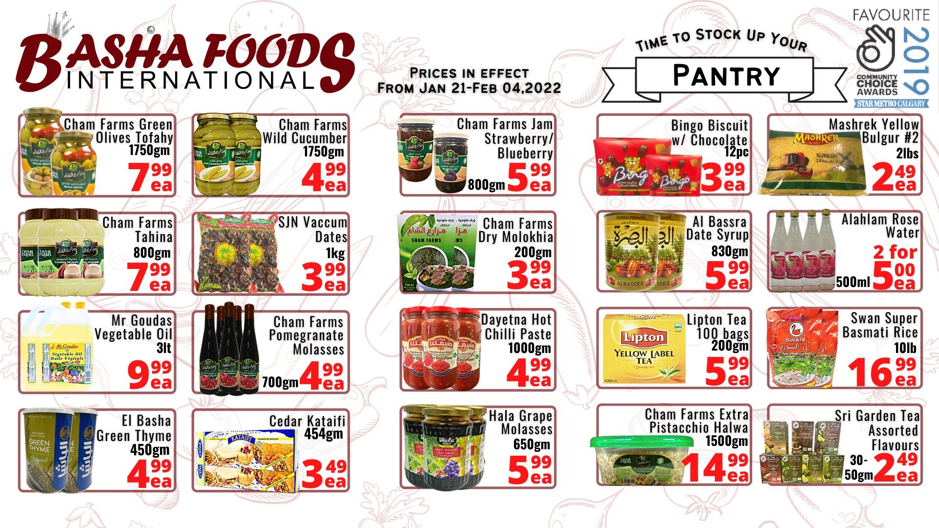 Basha Foods International Flyer January 21 to February 3