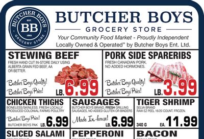 Butcher Boys Grocery Store Flyer January 21 to 27