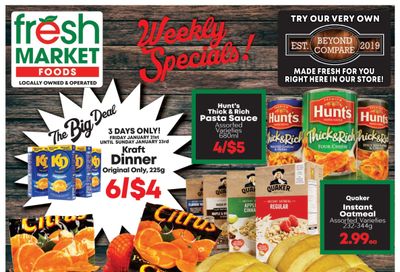 Fresh Market Foods Flyer January 21 to 27