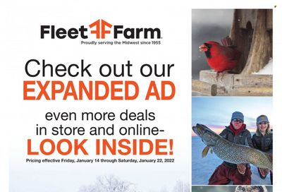 Fleet Farm (IA, MN, ND, WI) Weekly Ad Flyer January 22 to January 29