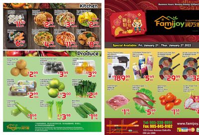 Famijoy Supermarket Flyer January 21 to 27