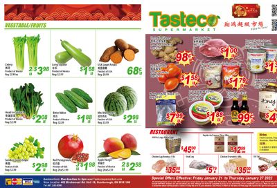 Tasteco Supermarket Flyer January 21 to 27