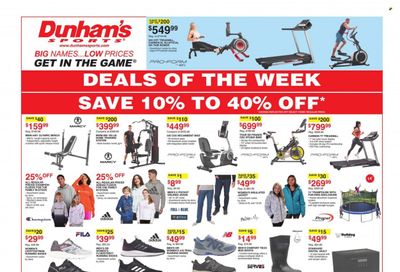 Dunham's Sports (MI, MN, OH, SD) Weekly Ad Flyer January 23 to January 30