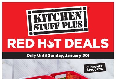 Kitchen Stuff Plus Red Hot Deals Flyer January 24 to 30