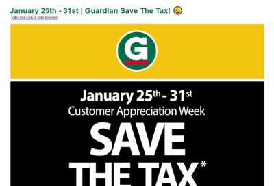 Guardian (Dartmouth Gate) Flyer January 25 to 31