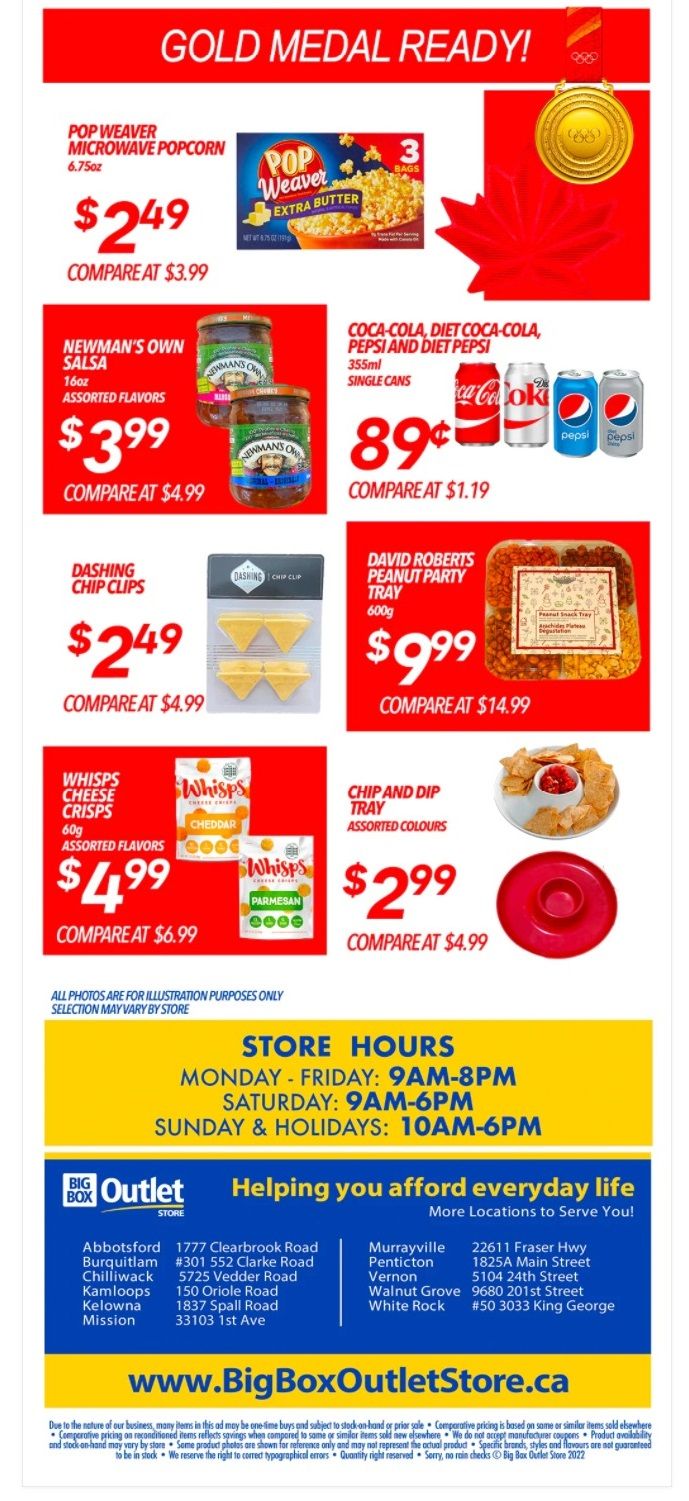 Big Box Outlet Store Flyer January 26 to February 1