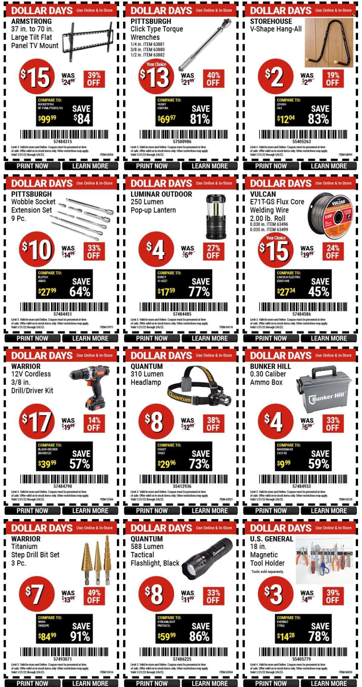 Harbor Freight Weekly Ad Flyer January 26 to February 2
