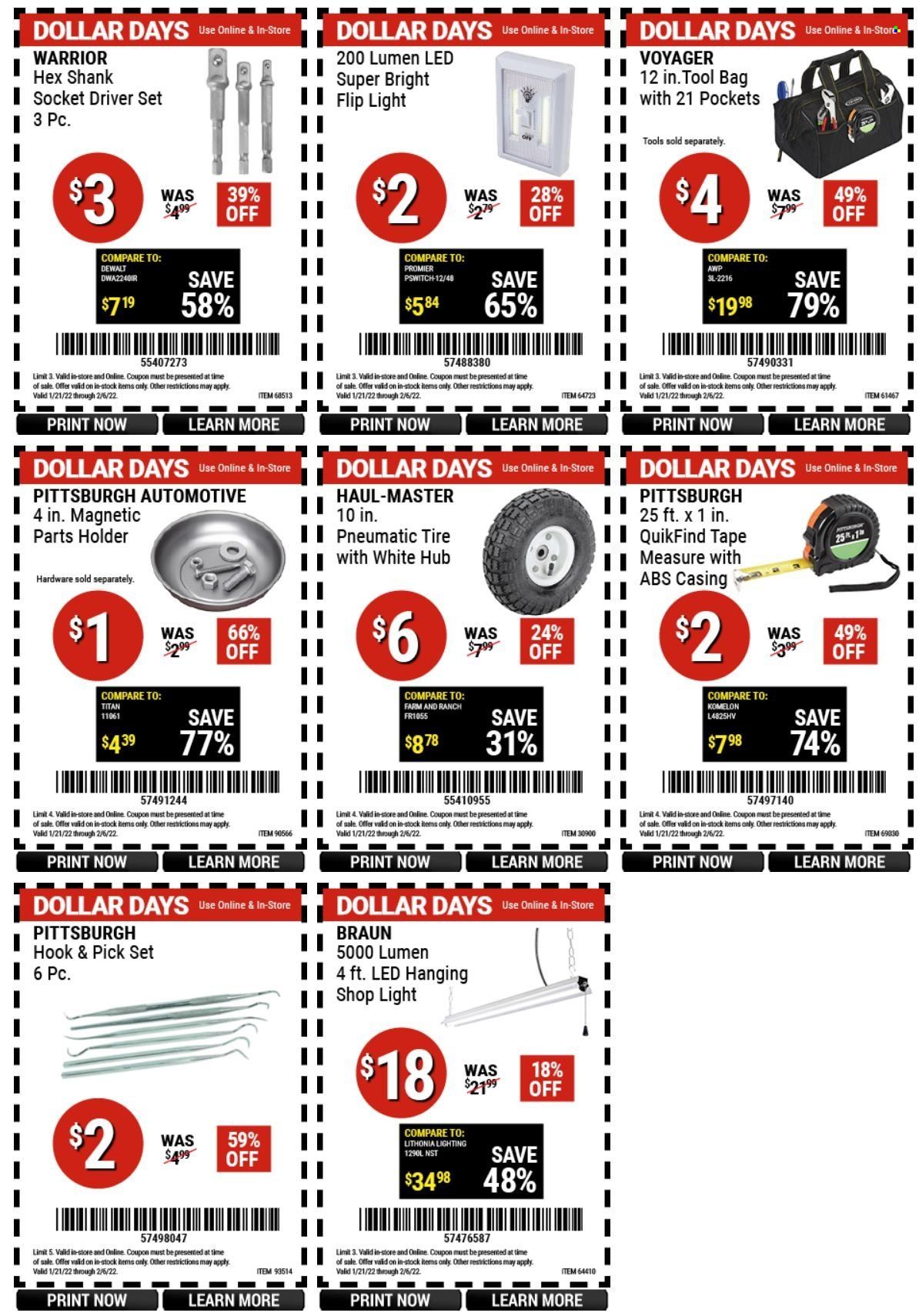 Harbor Freight Weekly Ad Flyer January 26 to February 2