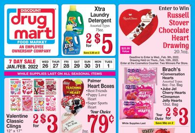 Discount Drug Mart (OH) Weekly Ad Flyer January 26 to February 2