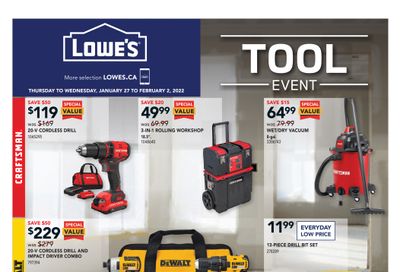 Lowe's Flyer January 27 to February 2