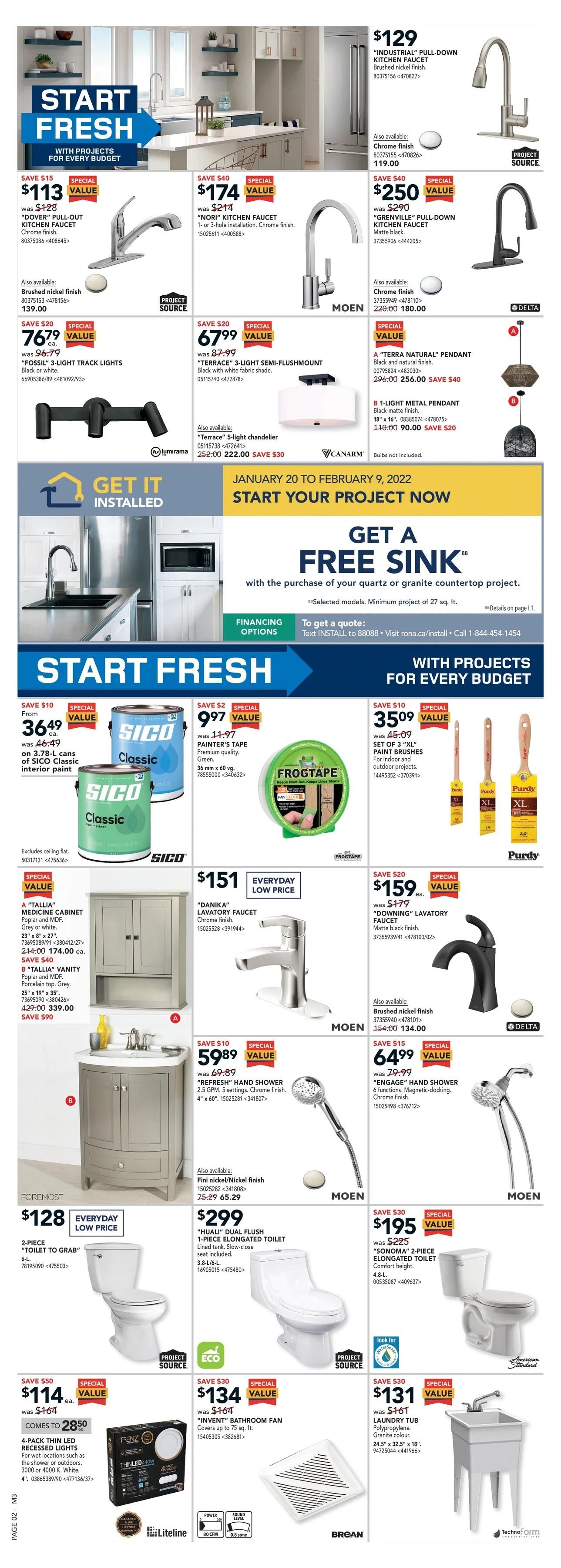 Rona (Atlantic) Flyer January 27 to February 2