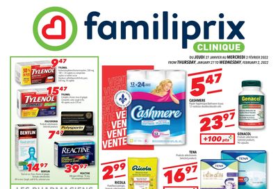 Familiprix Clinique Flyer January 27 to February 2