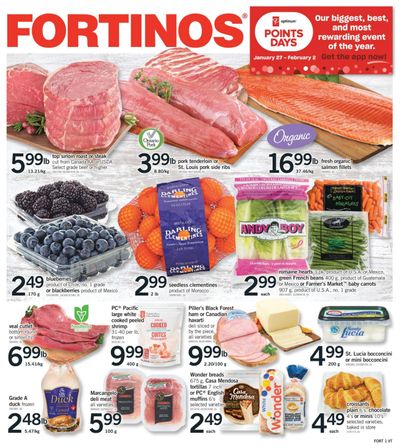 Fortinos Flyer January 27 to February 2