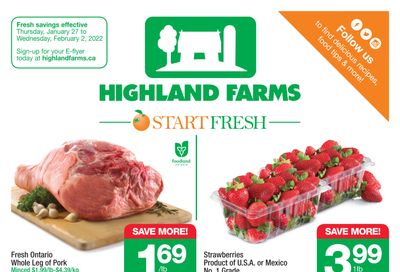Highland Farms Flyer January 27 to February 2
