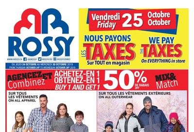Rossy Flyer October 24 to 30