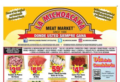La Michoacana Meat Market (TX) Weekly Ad Flyer January 26 to February 2
