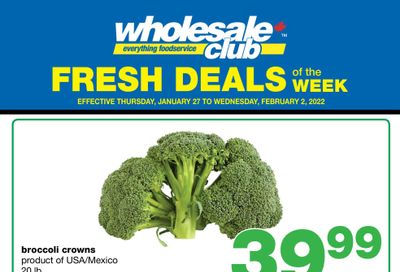 Wholesale Club (ON) Fresh Deals of the Week Flyer January 27 to February 2