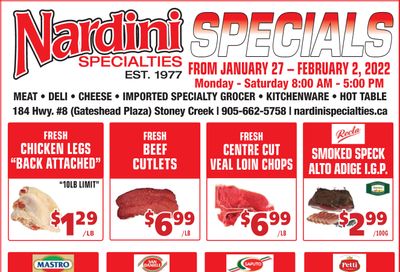 Nardini Specialties Flyer January 27 to February 2