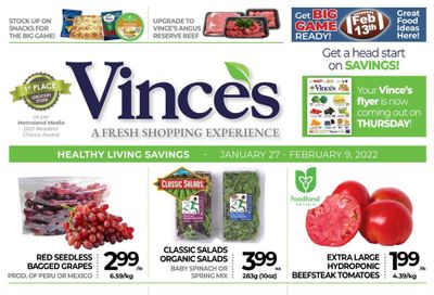 Vince's Market Flyer January 27 to February 9