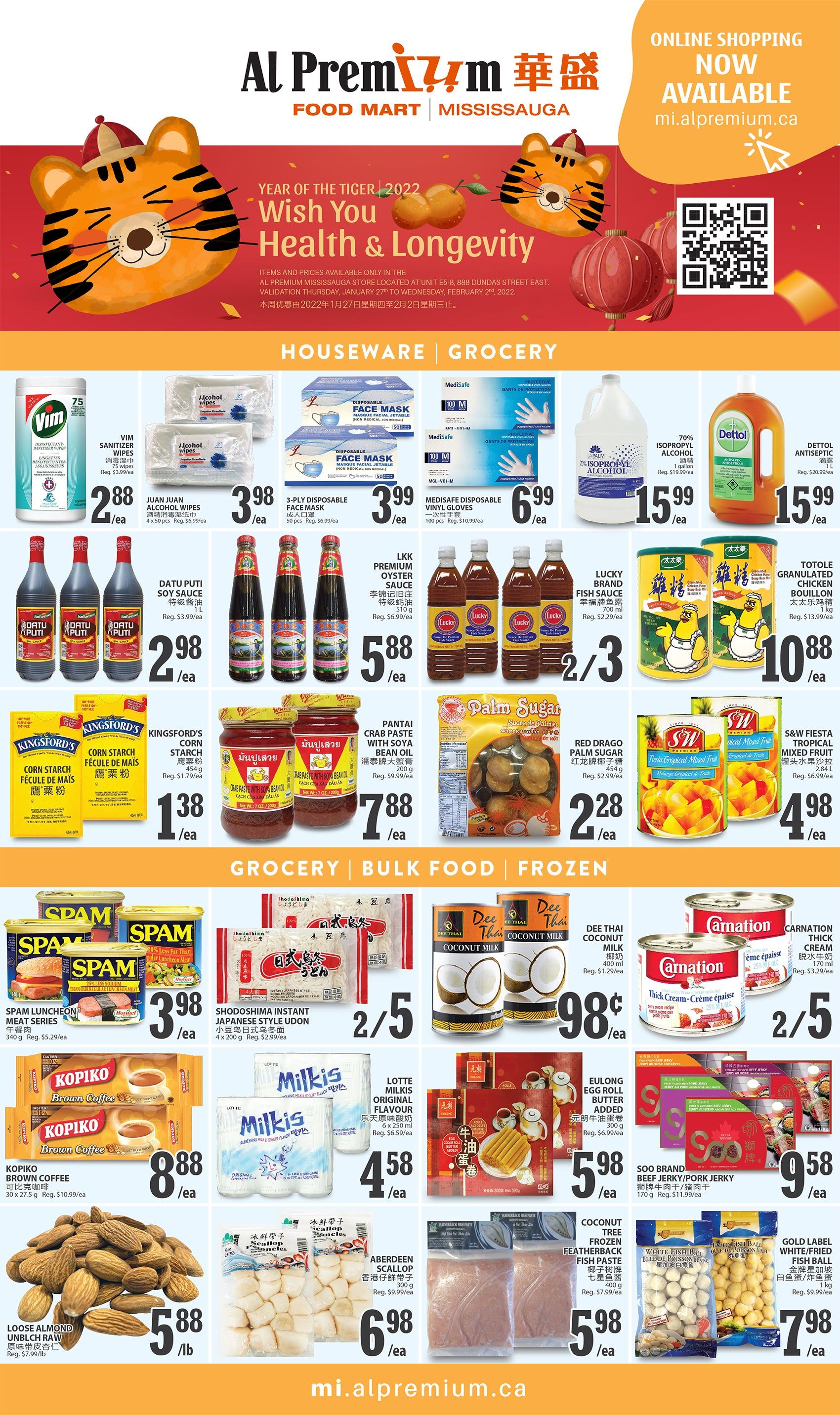 Al Premium Food Mart (Mississauga) Flyer January 27 to February 2
