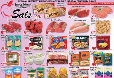 Sal's Grocery Flyer January 28 to February 3