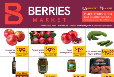 Berries Market Flyer January 27 to February 2