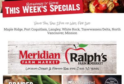 Meridian Farm Market Flyer January 27 to February 2