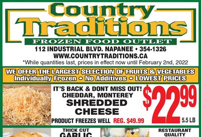Country Traditions Flyer January 27 to February 2