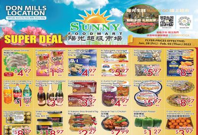 Sunny Foodmart (Don Mills) Flyer January 28 to February 3