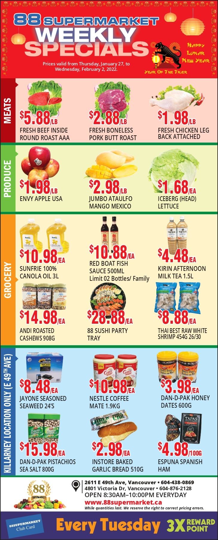 88 Supermarket Flyer January 27 to February 2