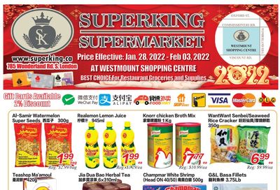 Superking Supermarket (London) Flyer January 28 to February 3